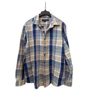U.S Polo Assn. Button-Up Shirt Men's Size L Multicolor Classic Long Sleeve Plaid